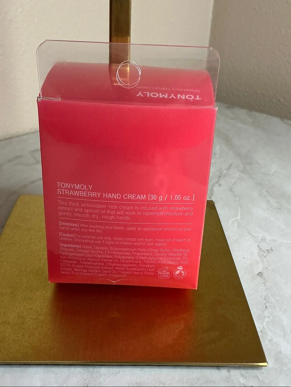 TONYMOLY Strawberry Hand Cream - Red Strawberry Packaging - Picture 2 of 5